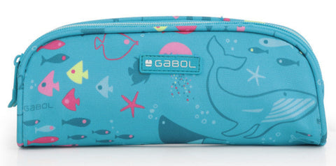 Gabol Acqua Kids Pencil Case 2 Compartments 22cm