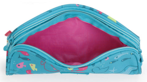 Gabol Acqua Kids Pencil Case 2 Compartments 22cm