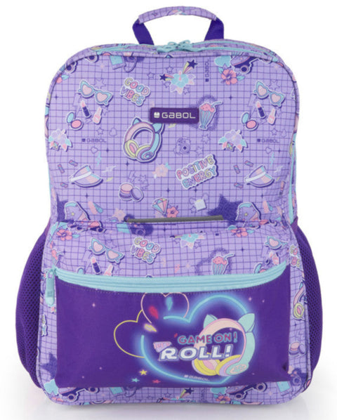 Gabol Funny Kids Lilac Backpack 3 Compartments 44cm