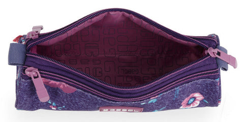 Gabol Lili Kids Pencil Case 3 Compartments 22cm