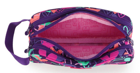 Gabol Kokoro Hearts 3 Parts Pencil Case 22cm