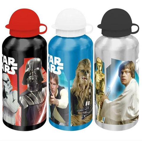 Star Wars Aluminum Water Bottle 500ml Assorted
