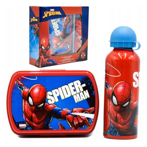 Spider-Man Lunch Box And Water Bottle Set