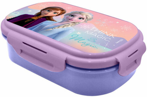 Disney Frozen Lunch Box With Spoon And Fork