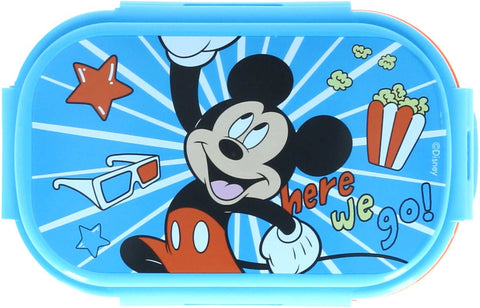 Disney Mickey Mouse Lunch Box With Spoon And Fork