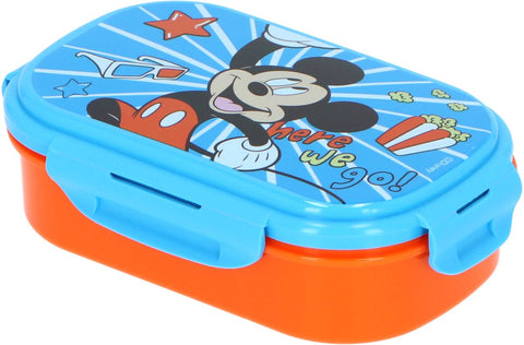 Disney Mickey Mouse Lunch Box With Spoon And Fork