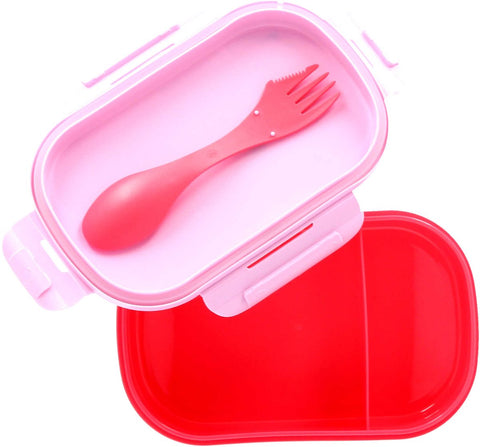 Disney Minnie Mouse Lunch Box With Spoon And Fork