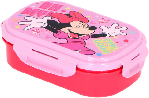 Disney Minnie Mouse Lunch Box With Spoon And Fork