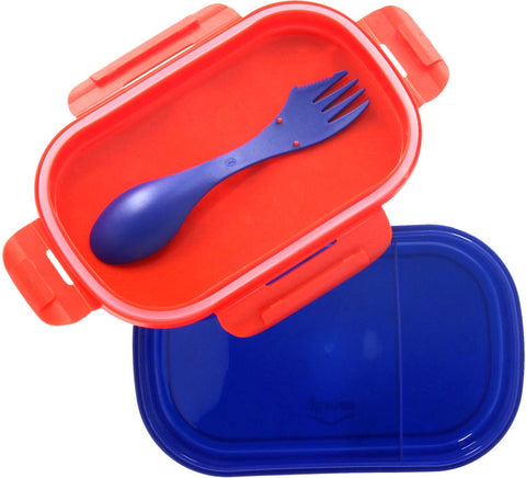 Marvel Spider-Man Lunch Box With Spoon And Fork