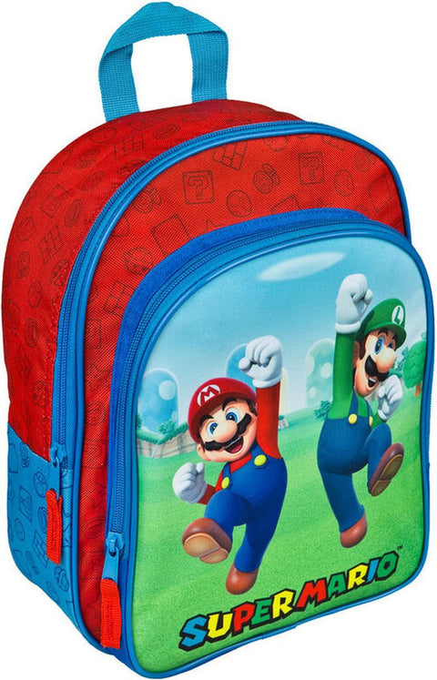 Super Mario Nintendo Backpack 2 Compartments 31cm