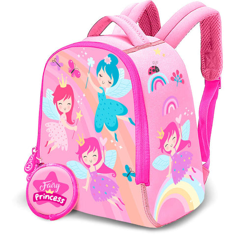 Neoprene Fairies Backpack With Purse 25cm