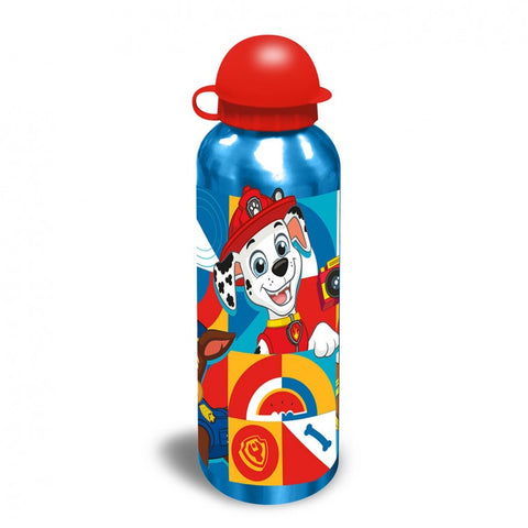 Paw Patrol Aluminium Water Bottle 500ml Assorted