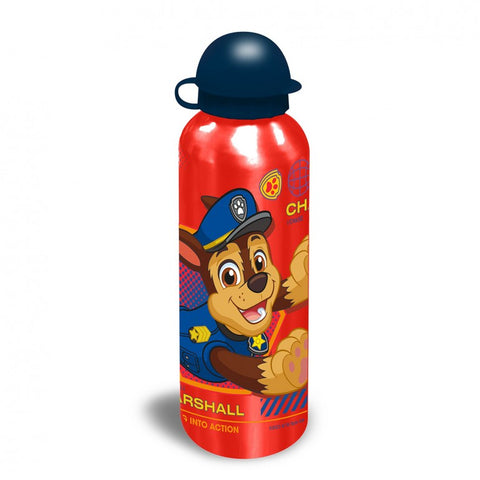 Paw Patrol Aluminium Water Bottle 500ml Assorted