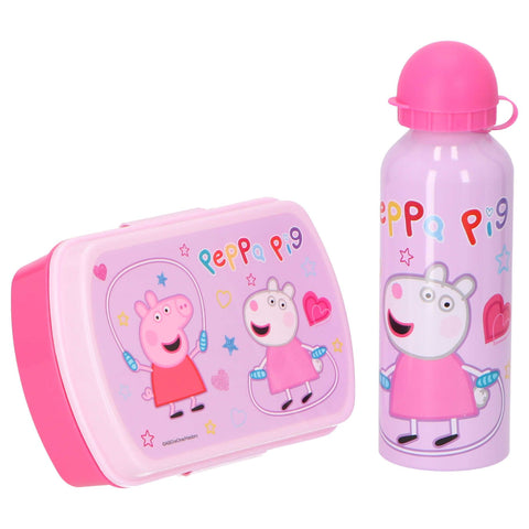 Peppa Pig Lunch Box And Water Bottle Set