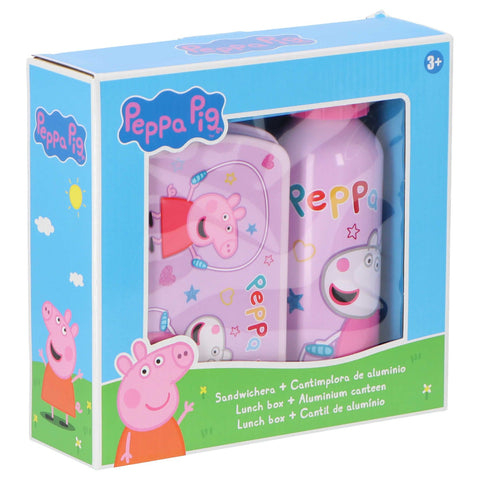 Peppa Pig Lunch Box And Water Bottle Set