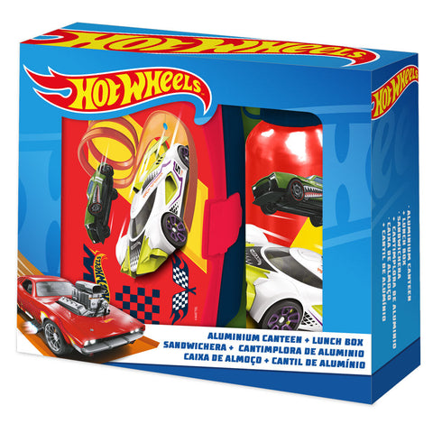 Hot Wheels Lunch Box And Water Bottle Set