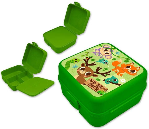 Into The Forest Animals 2 Levels Lunch Box