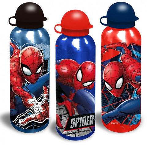 Marvel Spider-Man Aluminium 500ml Assorted