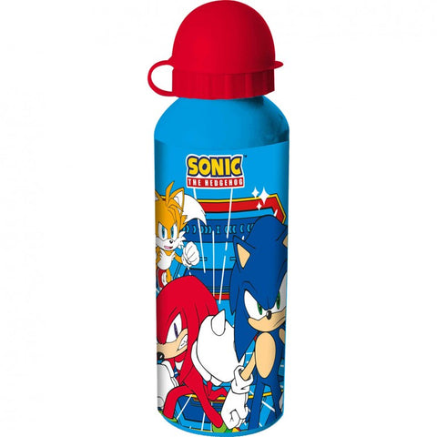 Sonic The Hedgehog Aluminium Water Bottle 500ml Assorted