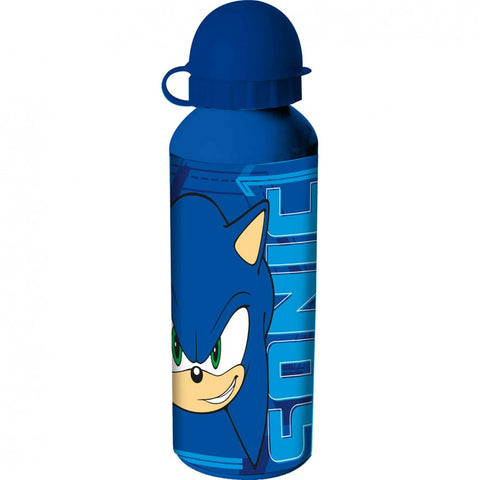 Sonic The Hedgehog Aluminium Water Bottle 500ml Assorted