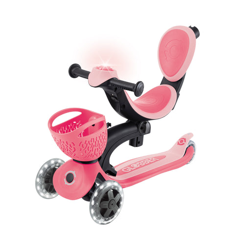 GO•UP Baby Lights 360° 3 in 1 Ride-on Pastel Pink