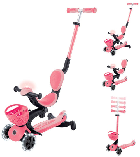 GO•UP Baby Lights 360° 3 in 1 Ride-on Pastel Pink