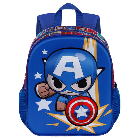 Marvel Captain America Punch 3D Backpack 31cm