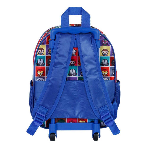 Marvel Captain America Punch 3D Trolley Backpack 34cm