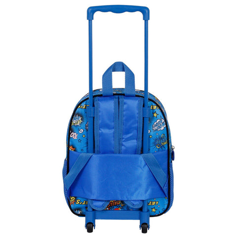 Sonic The Hedgehog Let's Roll 3D Trolley Backpack 34cm