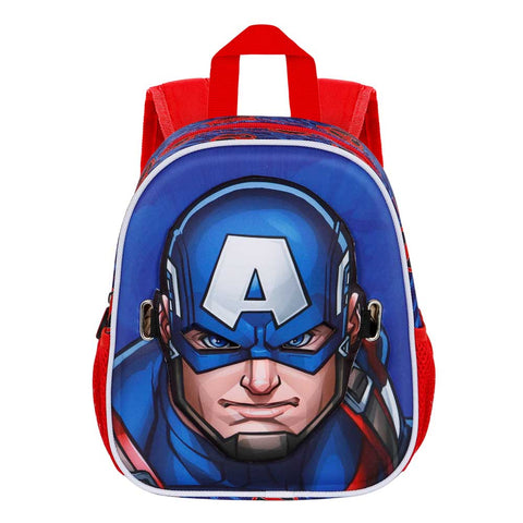 Marvel Captain America Backpack With Mask 27cm