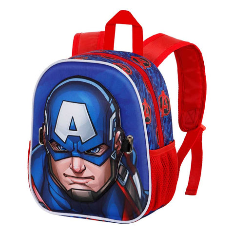 Marvel Captain America Backpack With Mask 27cm