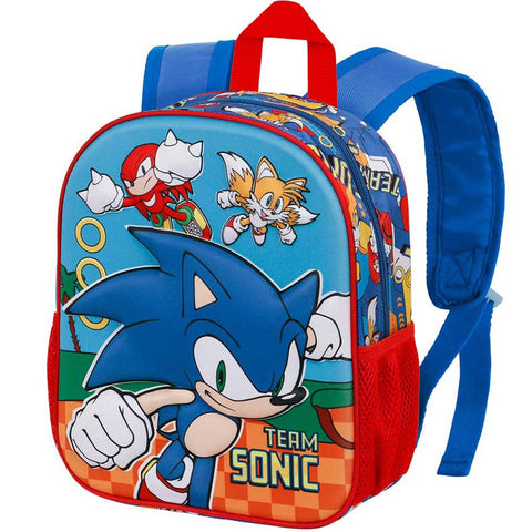 Sonic The Hedgehog Team 3D Backpack 31cm