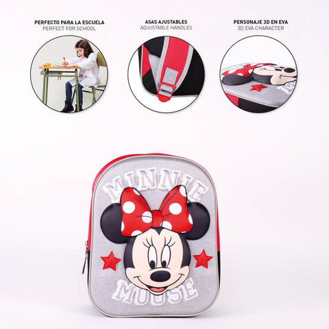 Disney Minnie Mouse 3D Backpack 31cm