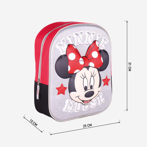 Disney Minnie Mouse 3D Backpack 31cm