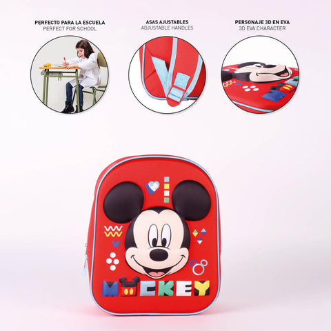 Disney Mickey Mouse 3D Backpack 31cm