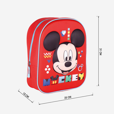 Disney Mickey Mouse 3D Backpack 31cm