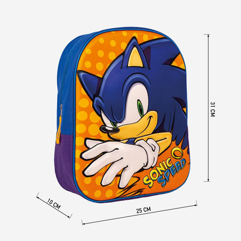 Sonic Speed 3D Backpack 31cm