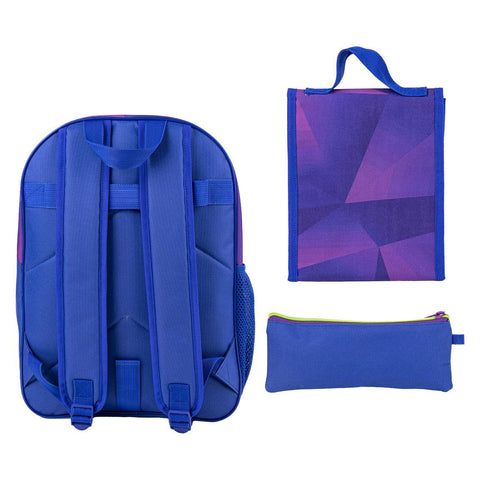 Sonic PrimeSet Backpack 42cm Set With Lunch Bag and Pencil Case