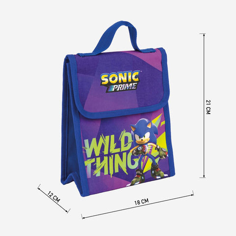 Sonic PrimeSet Backpack 42cm Set With Lunch Bag and Pencil Case