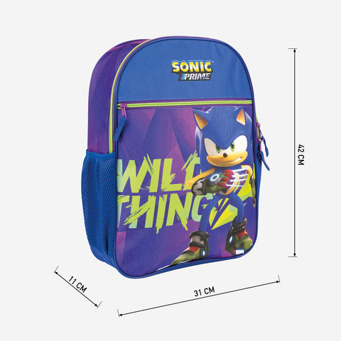 Sonic PrimeSet Backpack 42cm Set With Lunch Bag and Pencil Case