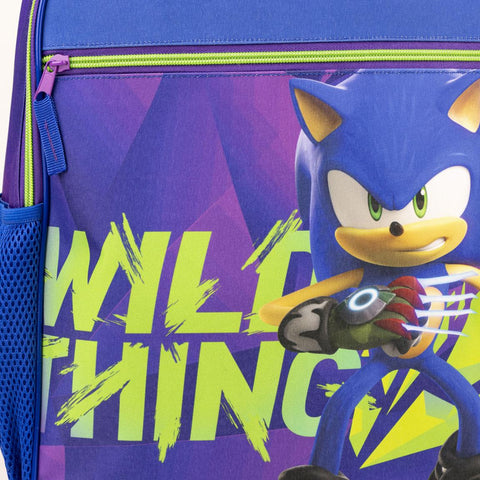 Sonic PrimeSet Backpack 42cm Set With Lunch Bag and Pencil Case