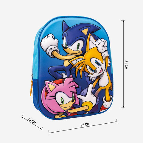 Sonic Trio 3D Backpack 31cm