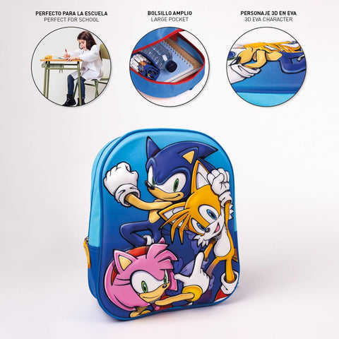 Sonic Trio 3D Backpack 31cm