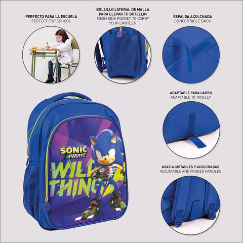 Sonic Wild Backpack 2 Compartments 41cm