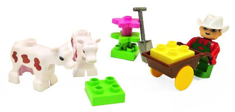 Unico Plus Country Farm Set with 2 Cows