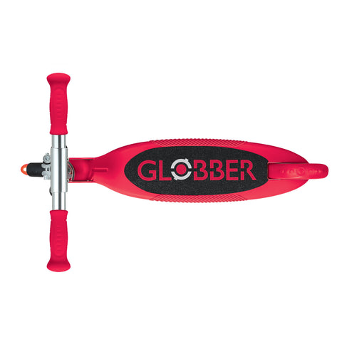 Globber Flow Foldable Junior Lights 2-Wheel Scooter Red 3+ Years