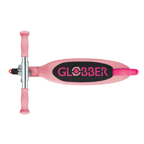 Globber Flow Foldable Junior Lights 2-Wheel Scooter Pastel Pink 3+ Years