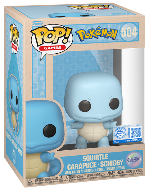 Funko Pop! Pokémon Squirtle (Soft Color)