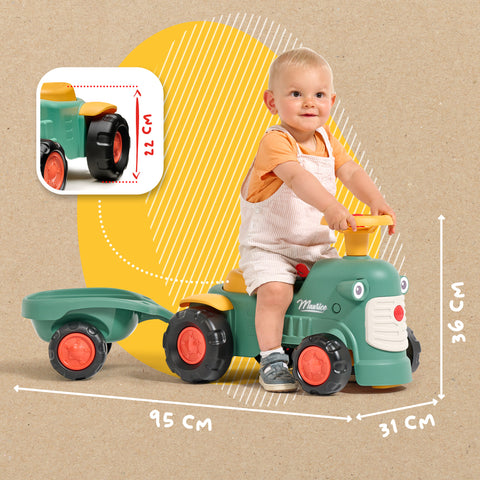 Falk Tractor Carrier Maurice Green With Trailer