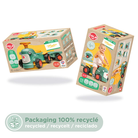 Falk Tractor Carrier Maurice Green With Trailer